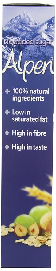 Alpen No Added Sugar The Swiss Recipe 560 G (Pack of 6)