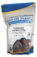 Organic Turkish Dried Apricots - 6 x 11 Oz | Unsulphured High Fiber Non-GMO | Shiloh Farms
