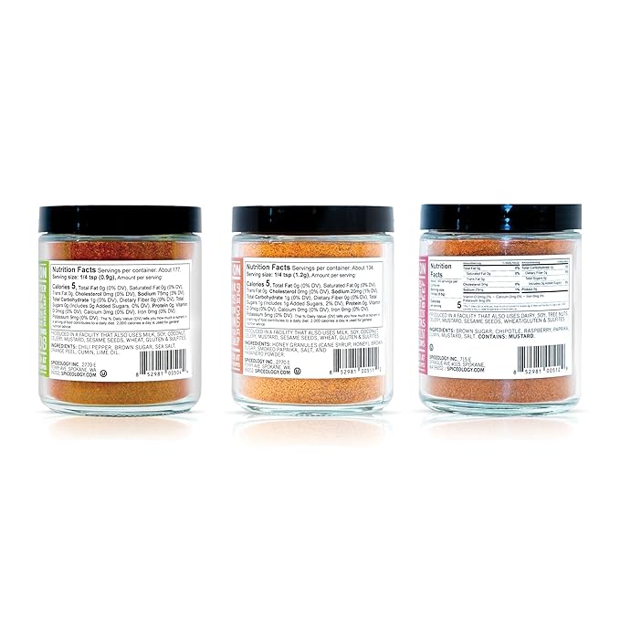 Spiceology – Latin Seasoning Bundle – Chile Margarita Raspberry Chipotle &amp Smoky Honey Habanero – Sweet Smoky &amp Citrusy Latin-Inspired Seasonings for Tacos BBQ Chicken Pork &amp More