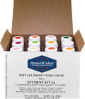 Food Coloring AmeriColor Student - Kit 2 12 .75 Ounce Bottles Soft Gel Paste Colors