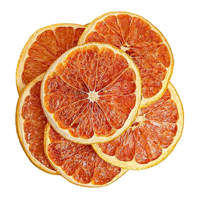 jweemax 500g Dried Fruit Slices Dehydrated Fruit Slices for Cocktails Garnish Home Decor Fruit Tea Grape Fruit