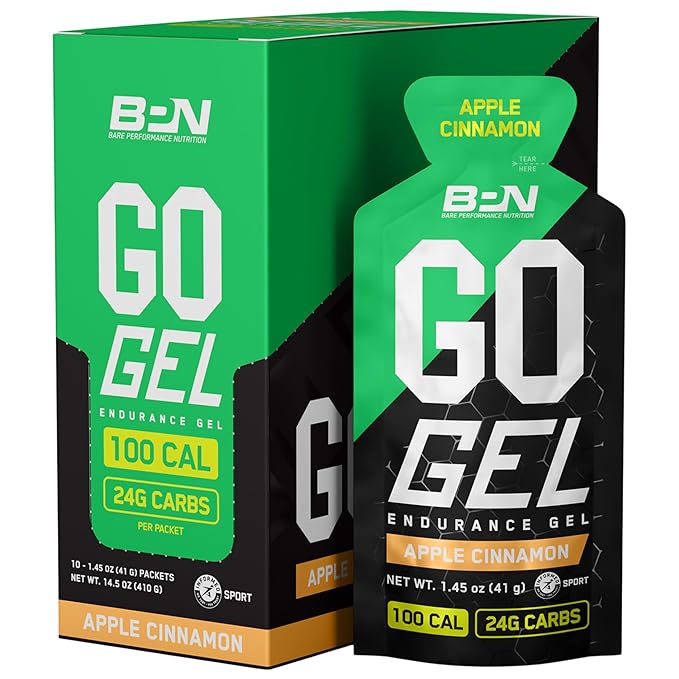 BARE PERFORMANCE NUTRITION BPN Go Bar &amp Go Gel Apple Cinnamon Bundle