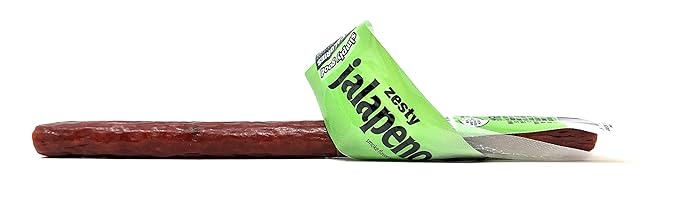 Western's Smokehouse Jalapeno Jerky Meat Sticks - 1.0 Ounce Pack of 24-110 Calories 8g Protein Gluten-Free MSG-Free Soy-Free No Nitrates