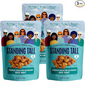 Standing Tall Roasted Soybean – Sea Salt – 12g protein 2g fiber 0g sugar Plant-Based Vegan Snack Gluten-Free Non-GMO 3 Count Variety Pack 5oz Each (Sea Salt)