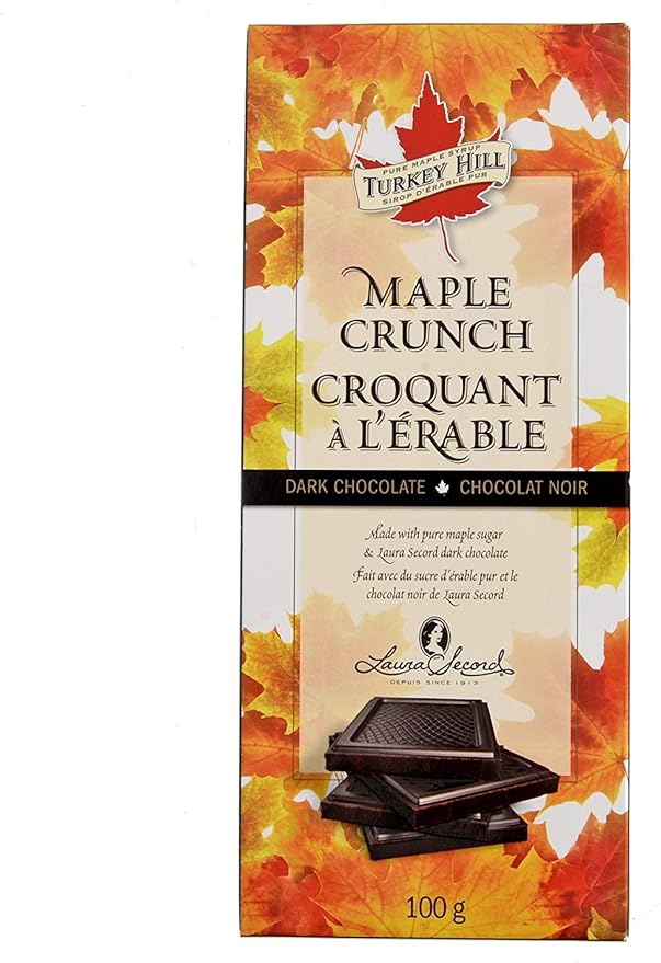 Turkey Hill 4 Pack Maple Chocolates Maple Crunch Dark Chocolate by TURKEY HILL SUGARBUSH