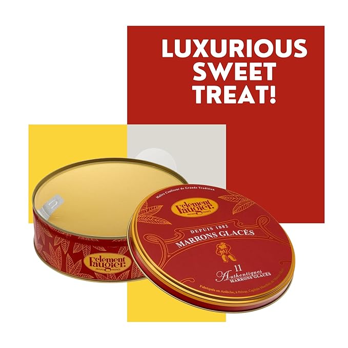 Clement Faugier Candied Chestnuts - Marrons Glaces 7.7 oz. - 11 pieces
