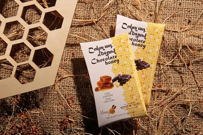 Honey &amp Tea Gift Set – Pure Natural Honey and Herbal Tea Assortment from Armenia – Traditional Gourmet Gift Box for Holidays Birthdays &amp Special Occasions
