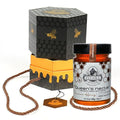 Ellora Farms Greek Pure Raw Honey Lemon &amp Orange Blossom Island of Crete Kosher Gold &amp Platinum Awards Non-GMO and Unpasteurized Gift Pack with Dipper 450g (160z)