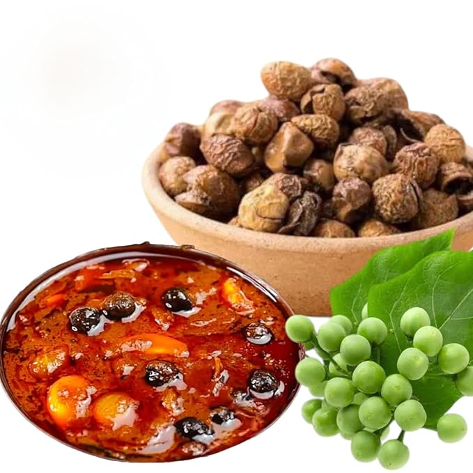 Naturals Dried Turkey Berry Sundakkai Vadagam Chundaikai Vathal Turkey Berry (Bhankatiya)| Traditional home made for vathal kulambu 100 Gram
