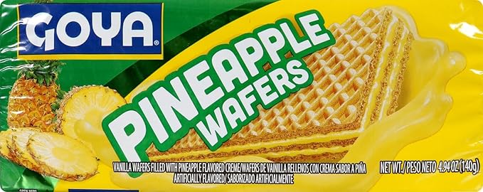 Goya Pineapple Wafers 4.94 Ounce (Pack of 24)