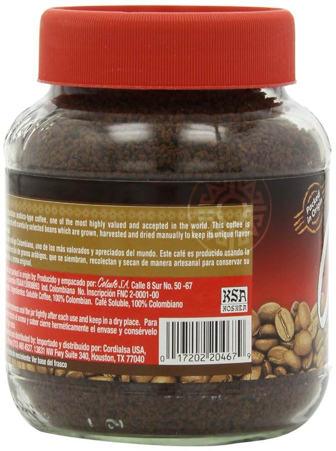 Colcafe Instant Coffee 7.05-Ounce (Pack of 4)