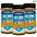 True Made Foods Ed Mitchell's Award Winning Pitmaster BBQ All-Purpose Rub - 10.9 oz 3 Pack- Mother-of-All-Rubs for Chicken Fish Veggies Snacks - Ideal for BBQ Grill BBQ Sauce BBQ Rubs and Spices