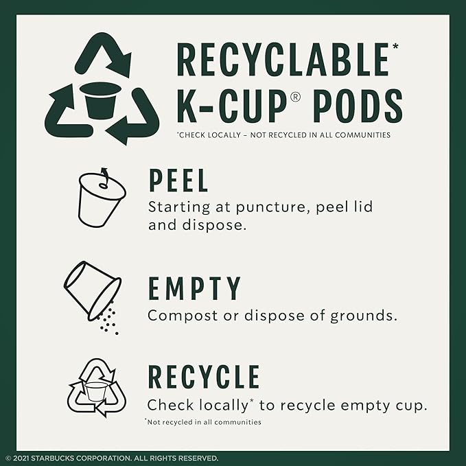 Starbucks K-Cup Coffee Pods Starbucks Blonde Medium and Dark Roast Hot or Iced Coffee Variety Pack 96 Keurig Pods