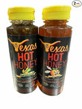 Texas Hot Honey – Duo: Roasted Hatch Green Chili + Angry Peach | 12 oz Bottles Pack of 2