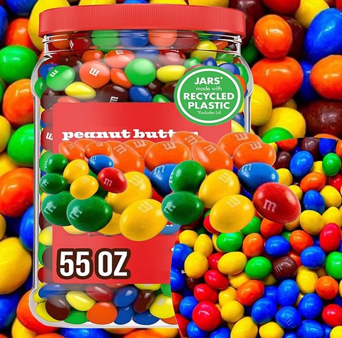 Chocolate Candy Bulk Pantry size Candy - (55 - Ounces Jar Peanut Butter)
