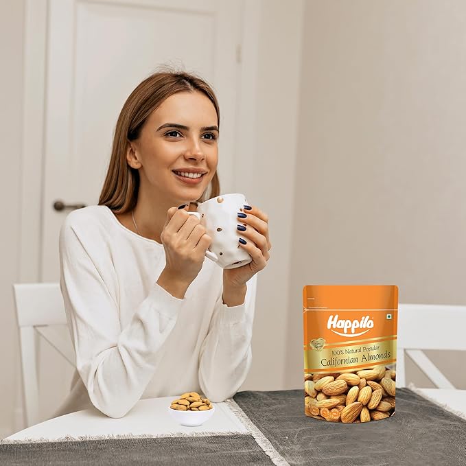 Natural Jumbo Almonds from California by Happilo