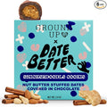 Date Better Snickerdoodle Cookie Stuffed Medjool Dates - Dark Chocolate-Covered Dates Filled With Cinnamon-Spiced Almond Butter | No Artificial Sweeteners Gluten-Free &amp Vegan (6-Pack)