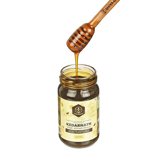 Shiva Organic Kedarnath Honey 250g- High Altitude Himalayan Pure Honey