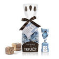 TartufLanghe Trifulot Cappuccino Milk Chocolate Truffles with Coffee - Individually Wrapped Gourmet Italian Truffle Candy Fancy Chocolate Gift Set in a Bag From Italy- 6.34 OZ