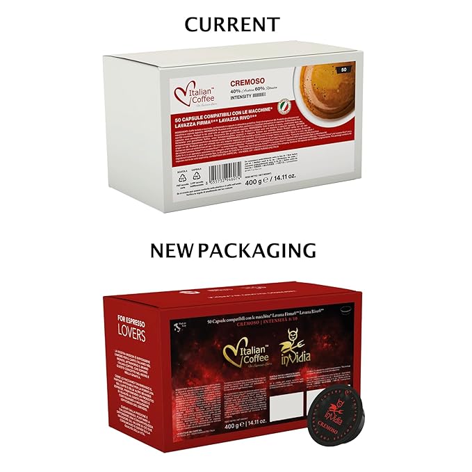 ITALIAN COFFEE FOR ESPRESSO LOVERS capsules compatible with RIVO® machines (Cremoso 50)