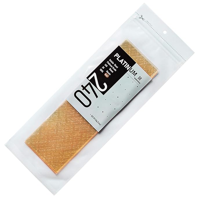 Haodong Beef Platinum Leaf Gelatin Sheets - 240 Bloom (20 Sheets 40g) - Gelatin Leaves for Baking and Cooking Mirror Glaze Dessert Jellies Mousse Cake
