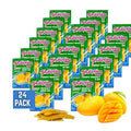 Philippine Brand Dried Mangoes Fruit Snacks- All Naturally Gluten Free Vegan Hand-Selected Delicious Fresh Mangos from Philippines Grab and Go Perfect for Office &amp School Food (.7oz (24 Pack))