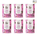 Theo Organic 55% Dark Chocolate Squares Vanilla Crunch w/Vanilla Sea Salt 6 Pouches (7 Individually Wrapped Singles per Pouch) 42 Pieces Vegan Fair Trade