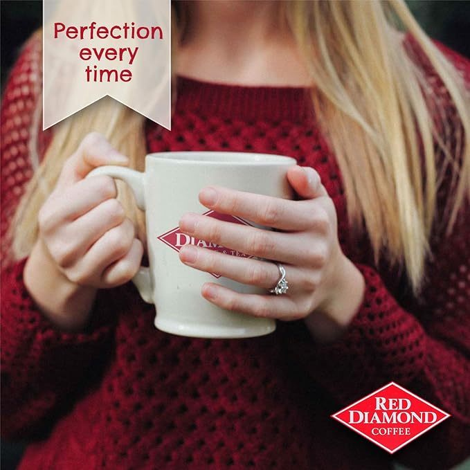 Red Diamond Coffee Cups House Blend Medium Roast Single Serve Coffee Cups Compatible with Most Brewers 6 Boxes of 12 Pods (72 Servings)