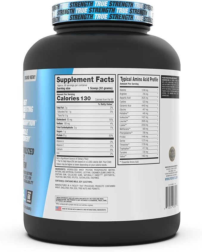 BPI Sports Hydro HD - 100% Hydrolyzed Whey Protein Powder - Muscle Growth Recovery 25g of Hydrolyzed Protein Low Carb Low Sugar Fast Absorbing (68 Servings Fruity Loopers)