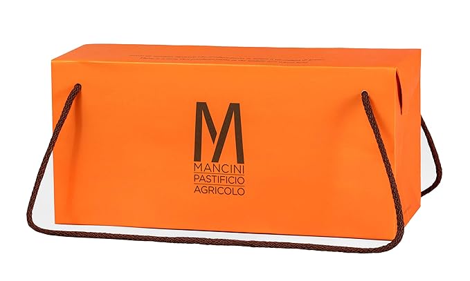 Mancini Pastificio Agricolo Pasta Mancini Handy Mini Gift Box - Includes Mezze ManicheFusilli LunghiSpaghetti and Spaghettoni Quadrati