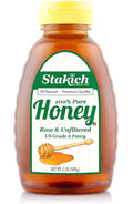 Stakich LIQUID HONEY 2-LB (12 PACK)- 100% Pure Wildflower All Natural KOSHER -