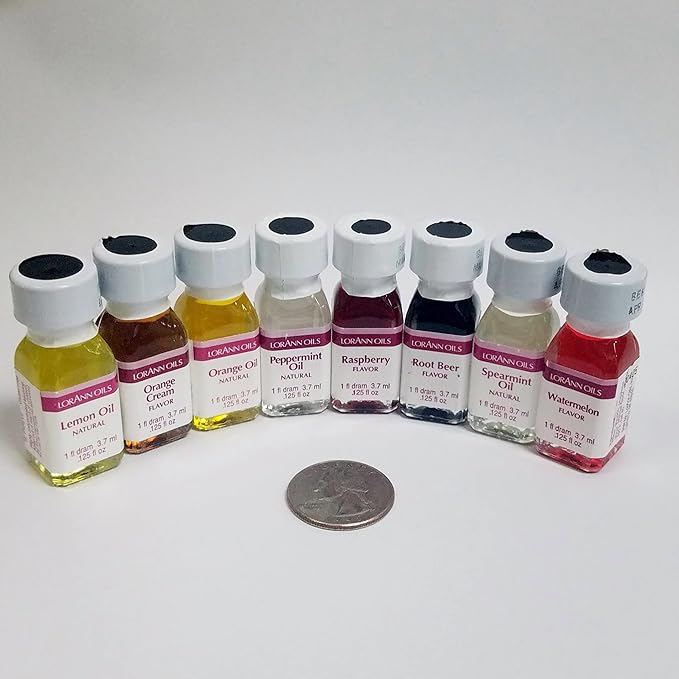 LorAnn SS Pack #1 of 12 Fruity Flavors in 1 dram bottles (.0125 fl oz - 3.7ml)