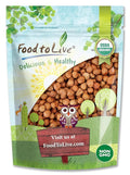 Food to Live Organic Hazelnuts 2 Pounds – Non-GMO Raw Filberts Whole Shelled Unsalted Kosher Vegan Bulk. Crunchy Wholesome Snack. Great for Baking Trail Mixes
