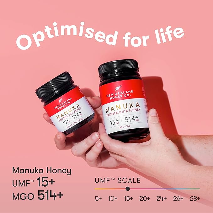 Raw Manuka Honey Bundle - New Zealand Honey Co. UMF 15+ / UMF 20+ / UMF 24+ UMF Certified / 8.8oz