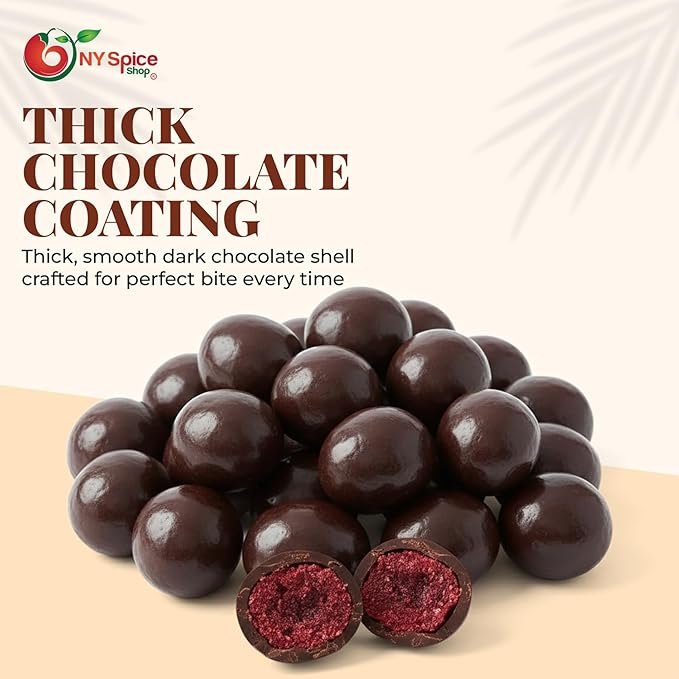 NY Spice Shop Dark Chocolate Covered Strawberries - 3 Pound Bulk Sweet Chocolate Strawberry Snacks - Chocolates Treats for Festive Parties Celebration Tables &amp Strawberry Lovers