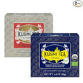 Kusmi Tea - Pack of 2 Boxes of Tea Bags - Anastasia + St. Petersburg - Organic Black Tea with Bergamot + Organic Black Tea with Red Fruits Caramel Vanilla and Bergamot - 2x20 Tea Bags