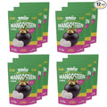 YUNiCE mangosteen Chips freeze dried mangosteen Fruit Snack 100% Real Fruit No Sugar Added Vegan Plant-Based Gluten Free Crispy Snack 0.53 oz Single Serve Pouches MANGOSTEEN (Pack of 12)