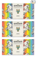 OmNom Caramel + Milk Pride Bar | Icelandic Bean To Bar Chocolate by OMNOM CHOCOLATE REYKJAVIK | 3 x 60g Bar