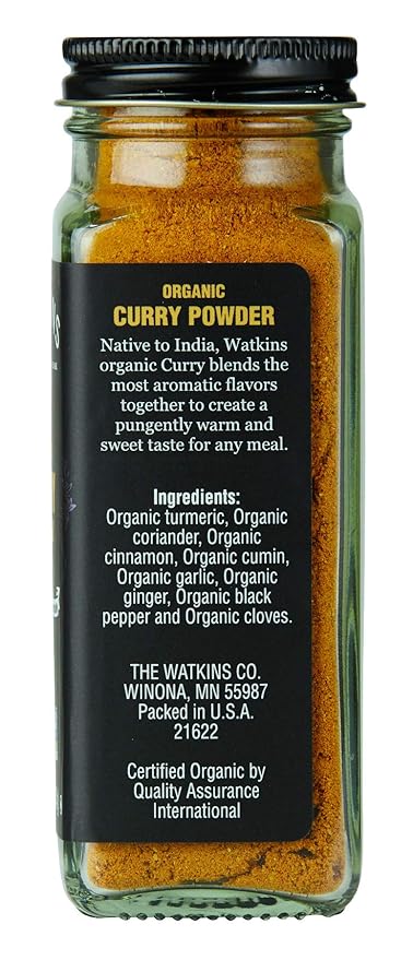 Watkins Organic Curry Powder 2.6 Ounce Jar 3-Pack