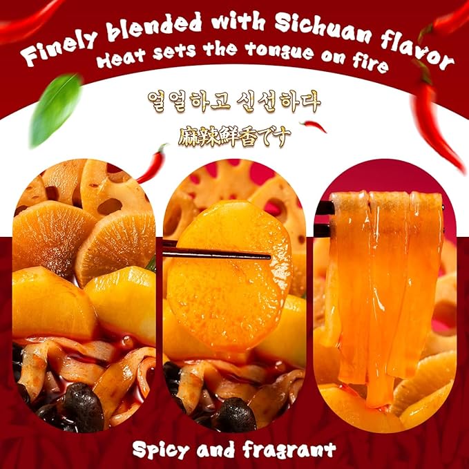 3 Pack Yumei Instant Hotpot Self-Heating 425g with Vegetable and Noodles in Like Real Life Spicy Flavor Hotpot (Spicy &amp Hot)