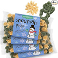 Pastabilities Fun Shaped Pasta for Kids - Christmas - Snowman and Snowflake Holiday Theme Non-GMO Natural Wheat and Vegetable Pasta All-Natural Kosher Certified Made in the USA (4 Pack 14 Oz)