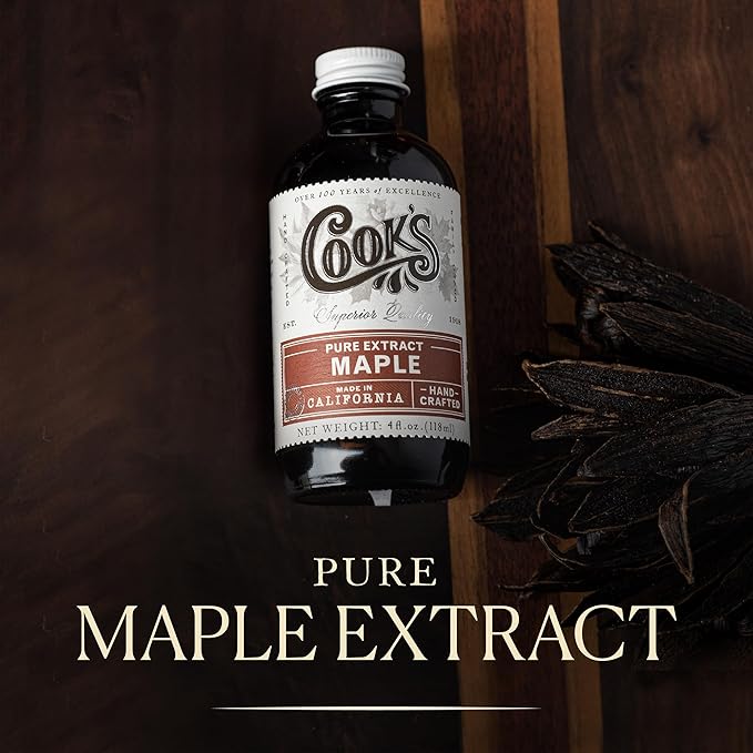Cook's Pure Maple Extract All Natural Premium Maple Sap from Vermont's Finest Maple Trees 8 oz