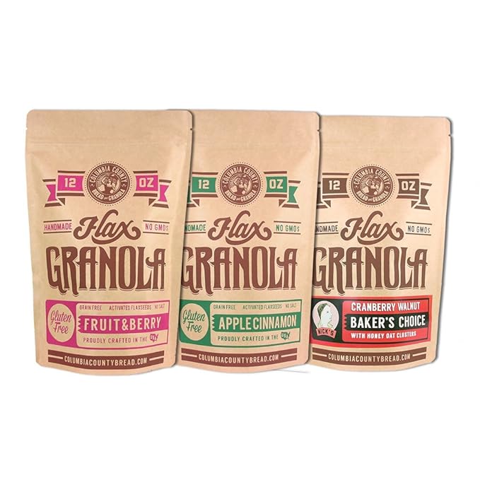 Variety Pack--Fruit &amp Berry Cranberry Walnut &amp Apple Cinnamon (12oz ea)