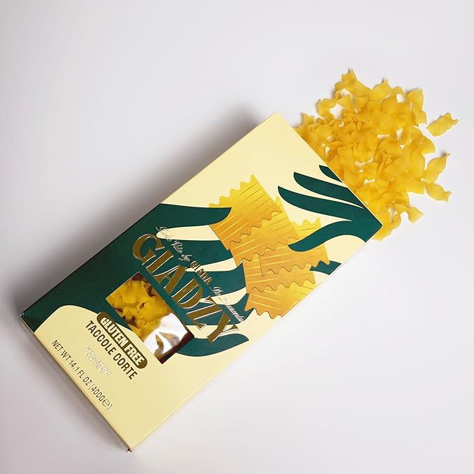 Giadzy by Giada De Laurentiis 3 Pack Gluten Free Variety Pasta - includes Caserecce Taccole &amp Mezzi Rigatoni- Made in Italy Artisanal Clean Ingredients - Non GMO