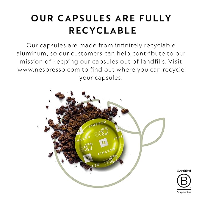 Nespresso Professional Coffee Capsules Finezzo Coffee Bundle 150-Count Capsules