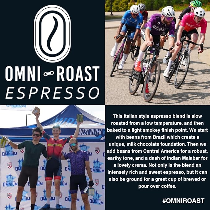 Bell Lap Coffee | Omni Roast Espresso Beans | Authentic Italian Style Whole Bean Coffee Espresso Roast | A Combination of the Best Coffee Beans for Espresso | 2lb