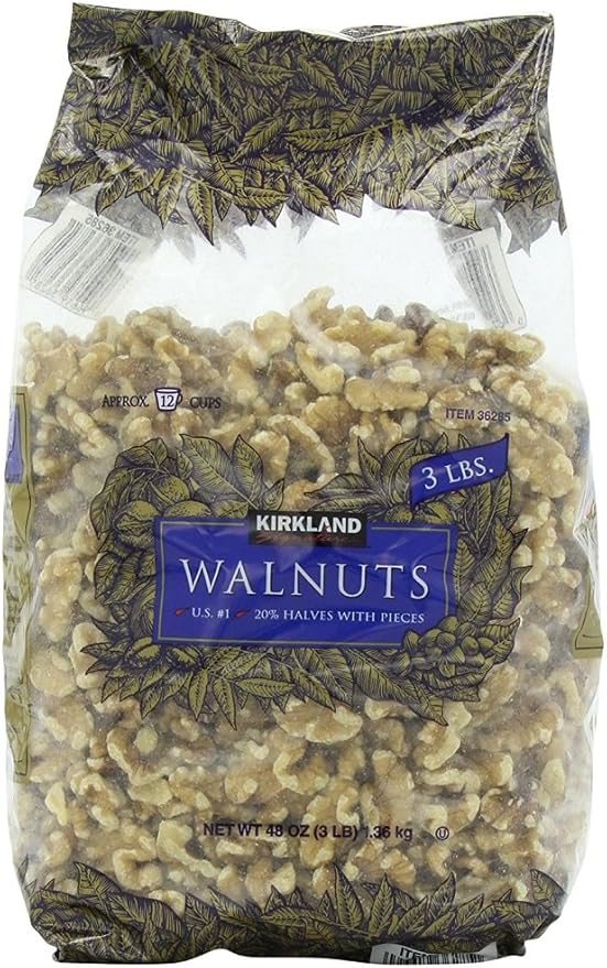 Kirkland Signature Walnuts 48OZ Pack of 3