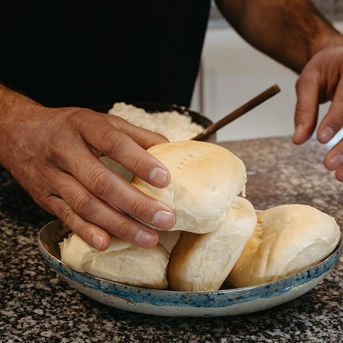 Fabrica de Masas Baeza - Pan Amasado Dough Mix: Fresh Homemade Bread in Minutes! 35 oz (1kg).
