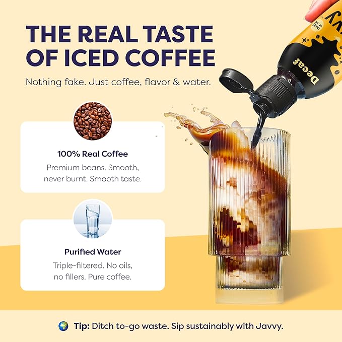 Coffee Concentrate - Cold Brew Coffee Perfect for Hot or Iced Instant Coffees Hot Drinks Cold Brew Concentrate 2 Pack - Original Decaf