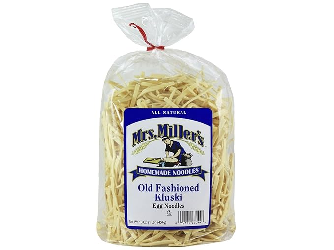 AmishTastes Mrs. Miller's Egg Noodles 64 Oz. Variety Box (Angel Hair Extra Wide Fine Kluski)